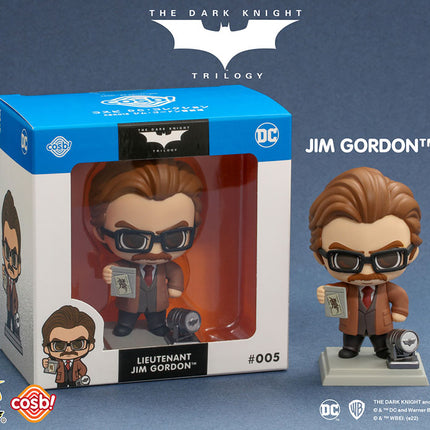 Lieutenant Jim Gordon Batman The Dark Knight Trilogy Cosbi Mini Figure 8 cm